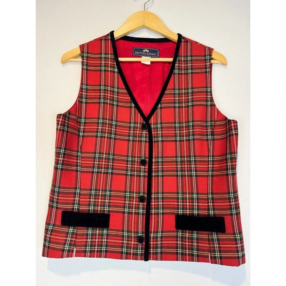 British Khaki vintage red